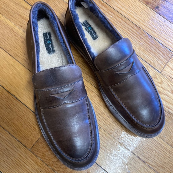 NWOT Ross and Snow shearling loafers size 8 made in Italy - Picture 2 of 5